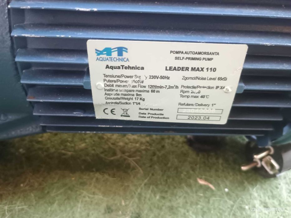 Pompa apa Aquatechnica LEADER MAX 110