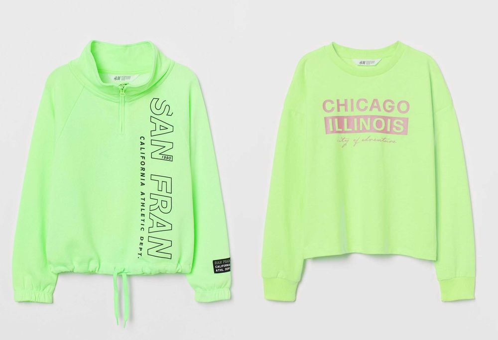 H&M нови ватирани блузи, S-М (14+, 170 см)