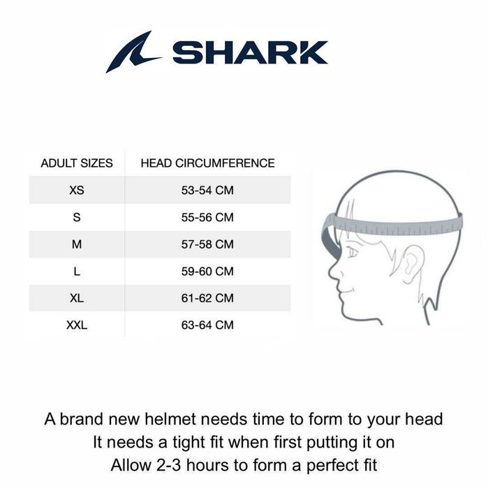 Мото каска Shark Oxo Modular Helmet Rydger - Gloss Black Silver Red – Размер L (59-60 см)