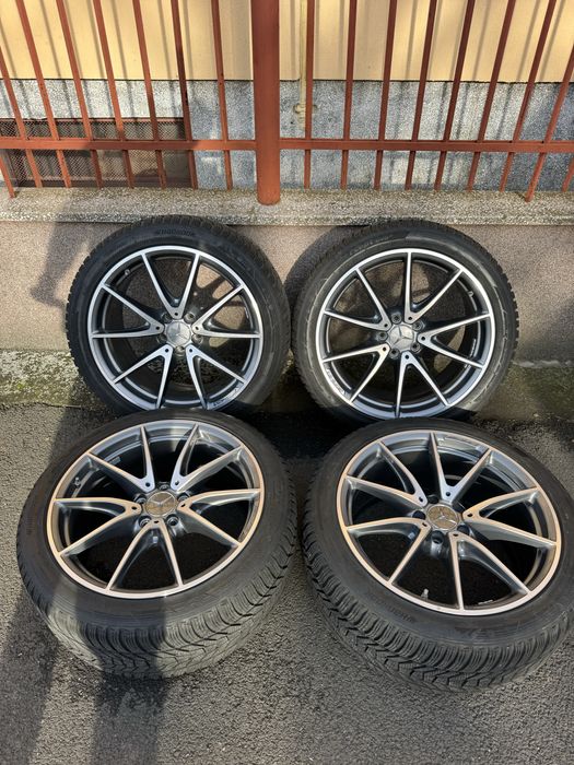 Jante AMG 19 Mercedes E63 W213 anvelope iarna Hankook 265/40 19