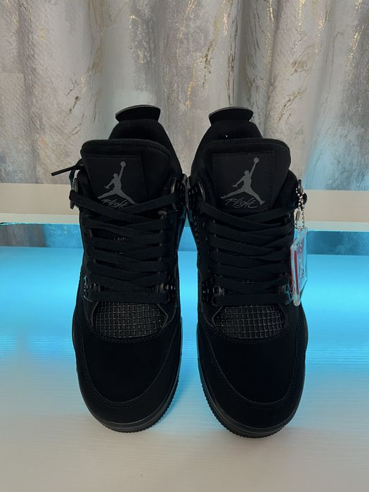 #REDUCERE# Nike Air Jordan 4-Black Cat-Verificare colet
