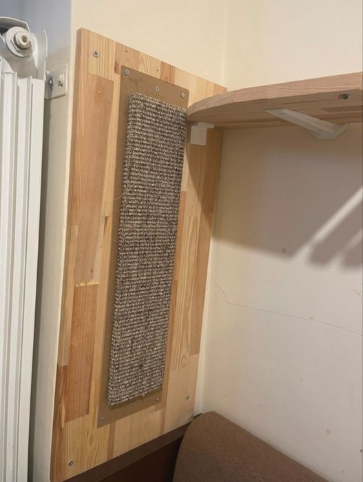 Ansamblu traseu pisici lemn masiv