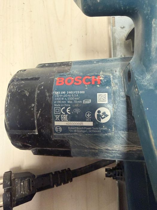 Circular de mana Bosch GKS 190 -T-