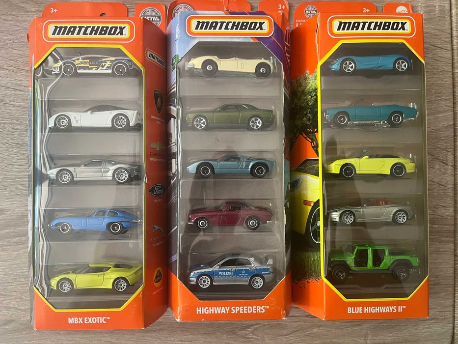 Метални колички Matchbox, Welly и Siku