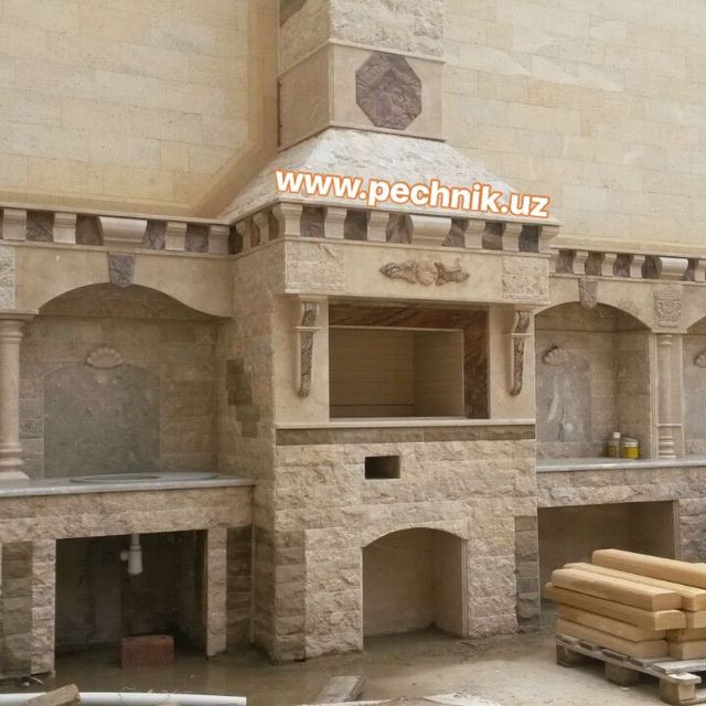 СТРОИТЕЛЬСТВО Летние кухни. Камин. Очаг.