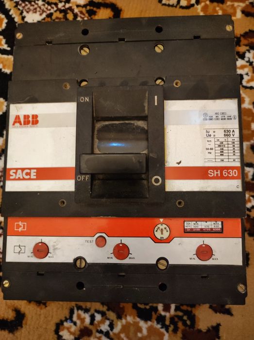 ABB автомат выключатель 630 А