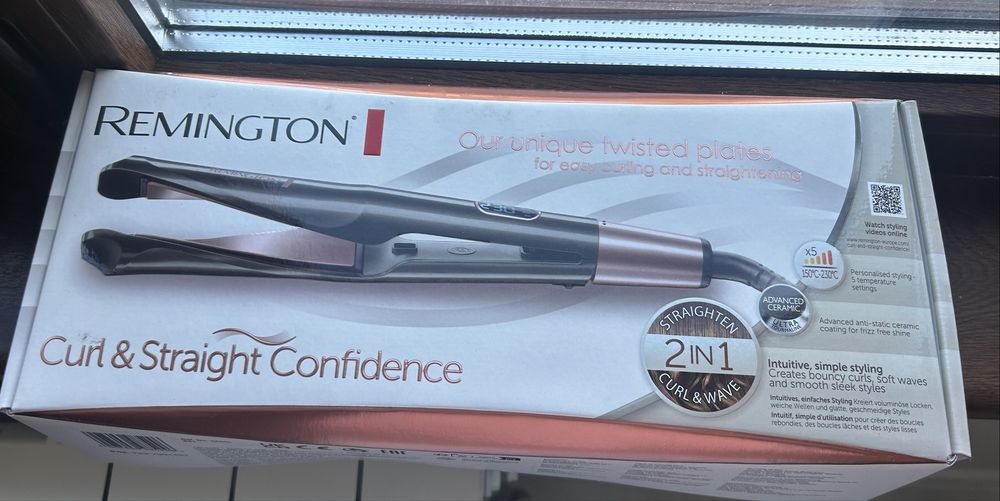 Преса за коса Hair straightener REMINGTON CURL & CONFIDENCE S6606