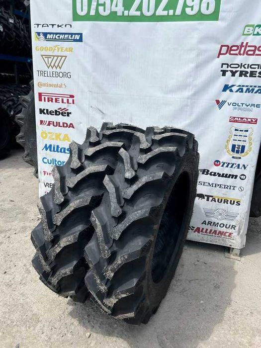 Marca GRI anvelope ranforsate 12.4-28 noi 12 pliuri pt tractor spate