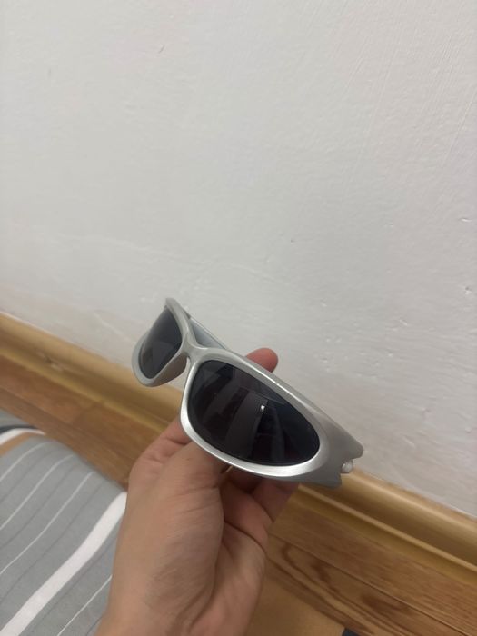 Очки лягушка пластик серый