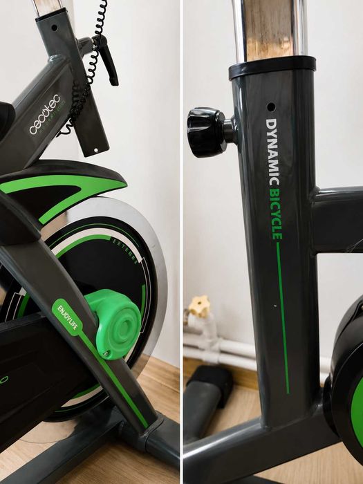 Bicicletă Spinning Cecotec Extreme 25 – Volantă 25 kg, LCD, Pulsometru, Rezistență Reglabilă