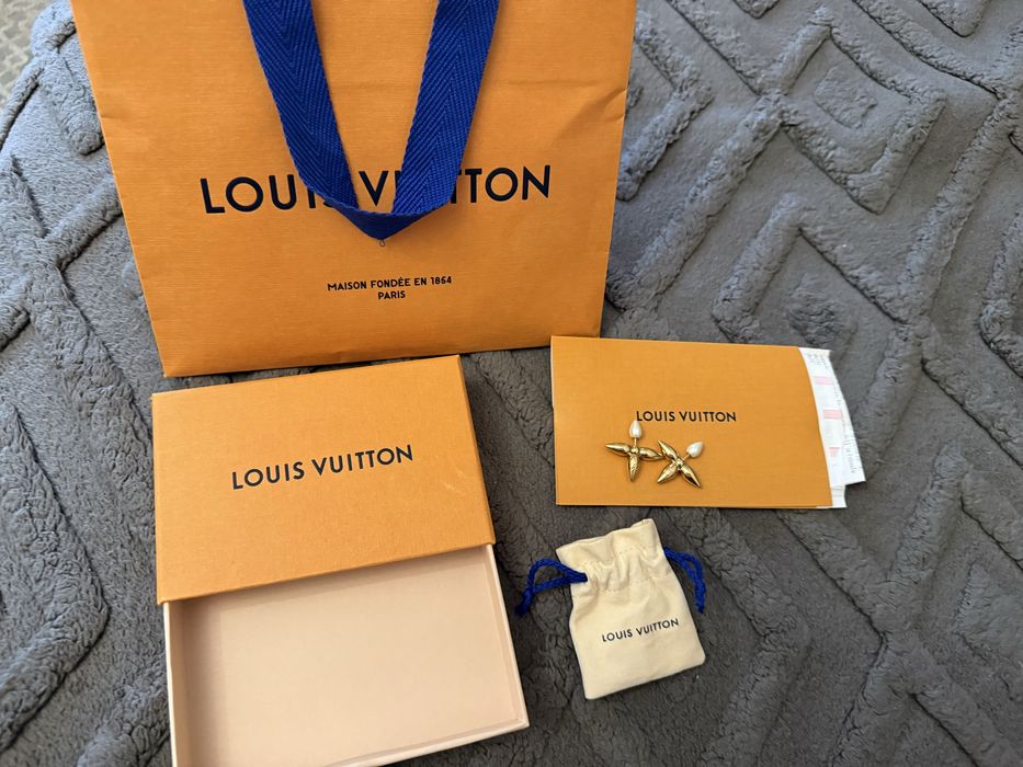 Серьги Louis Vuitton оригинал