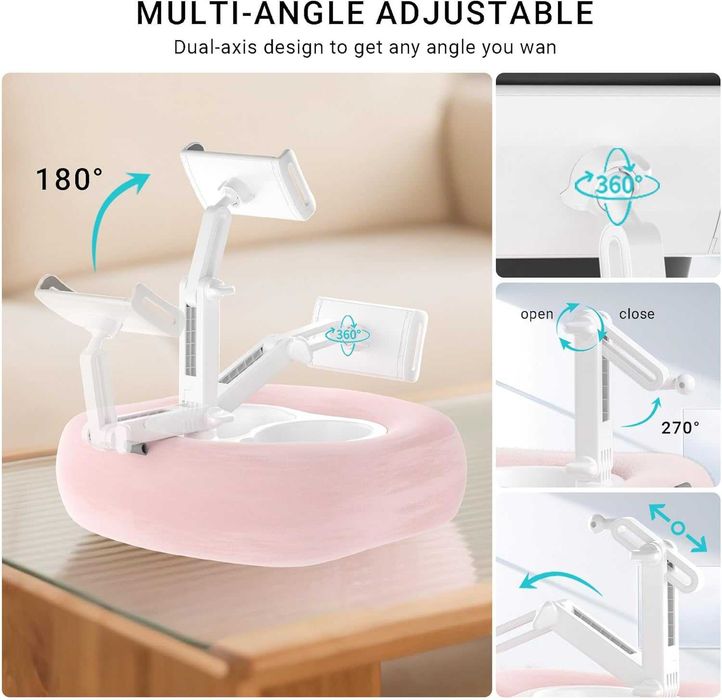 Поставка за таблет Kefotic за Kindle, поставка за телефон с купа