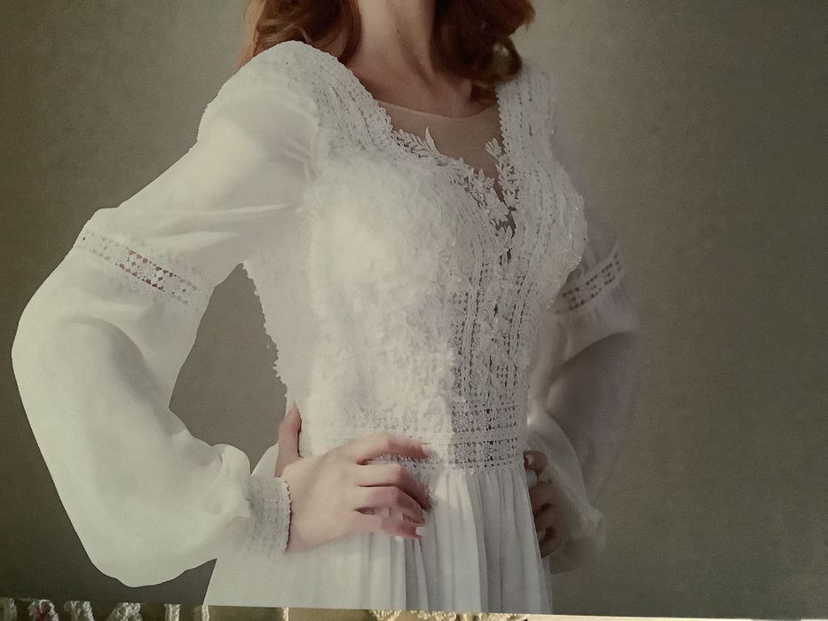 Rochie de mireasă ,diafana