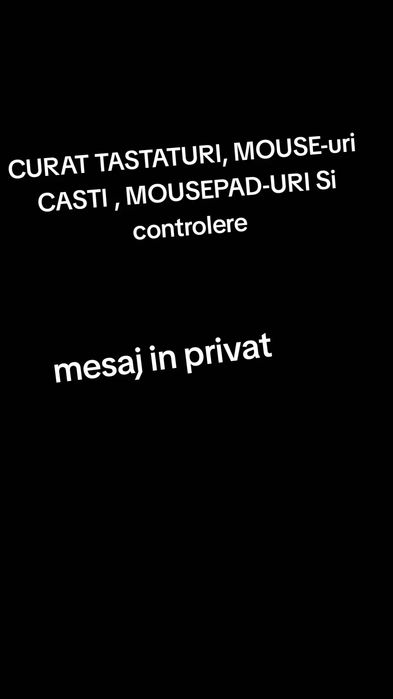 Curat tastaturi mouse-uri mousepad-uri casti si manete