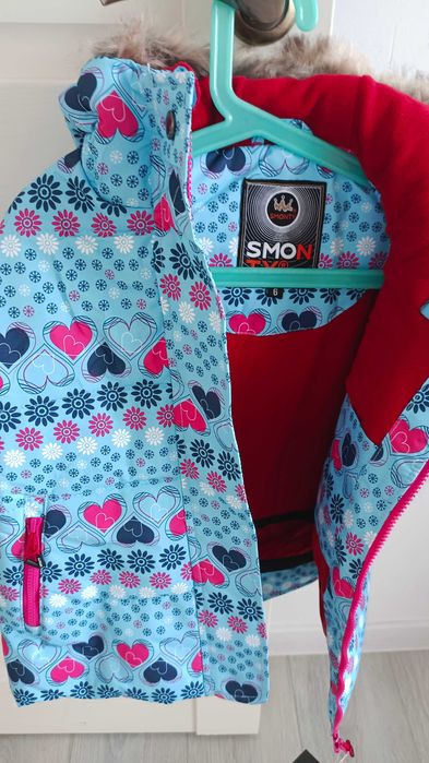 Зимняя куртка для девочки 6-7 лет