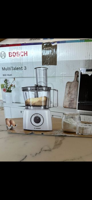 Кухненски робот Bosch MultiTalent 3 / 800W / Черен с инокс