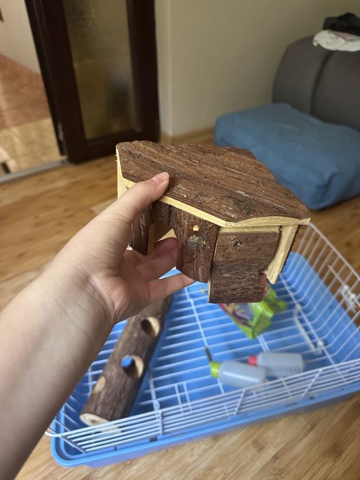Cusca hamster +accesorii pentru hamster