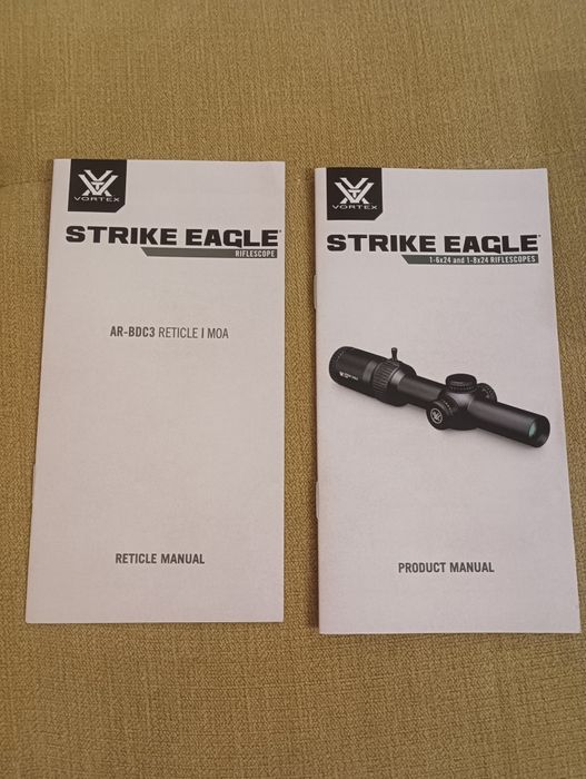 Vortex strike eagle 1-8x24 гонкаджийска оптика