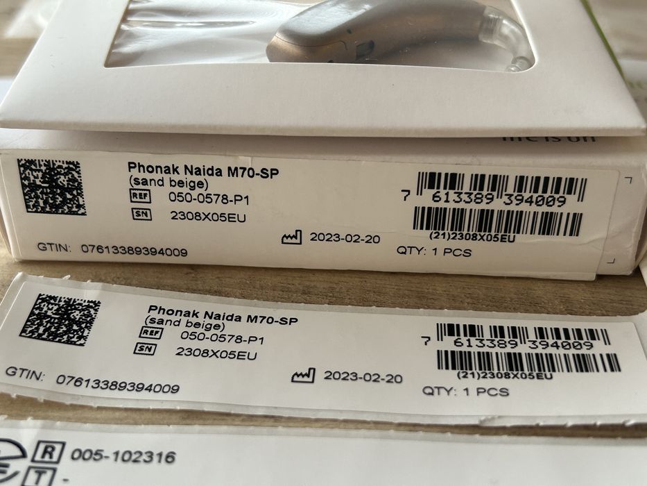 /ЧИСТО НОВ/ Phonak Naida M70-SP (sand beige)