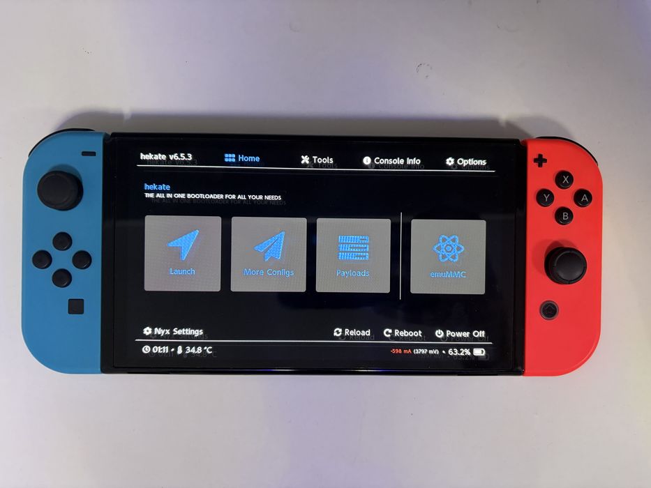 Прошитый Nintendo Switch Oled