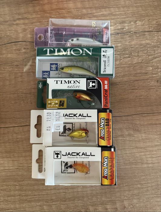 Jackall, Smith, Shimano