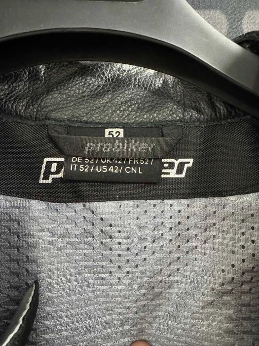 Кожен мото екип Probiker PRX-4 номер 54 на две части