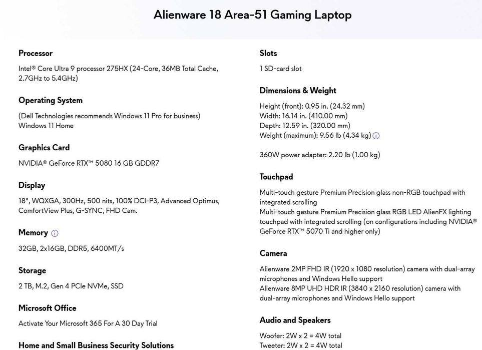 Alienware 18 Area 51