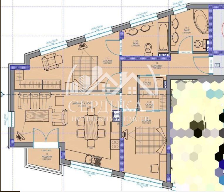 3-стаен в София-Хаджи Димитър