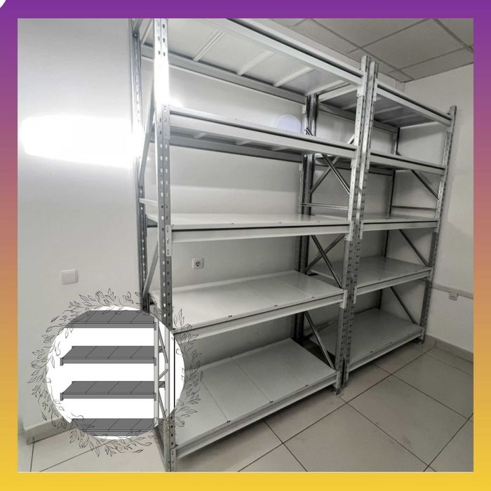Складские стеллажи, стеллаж для склада, ombor stellajlari, polkalari