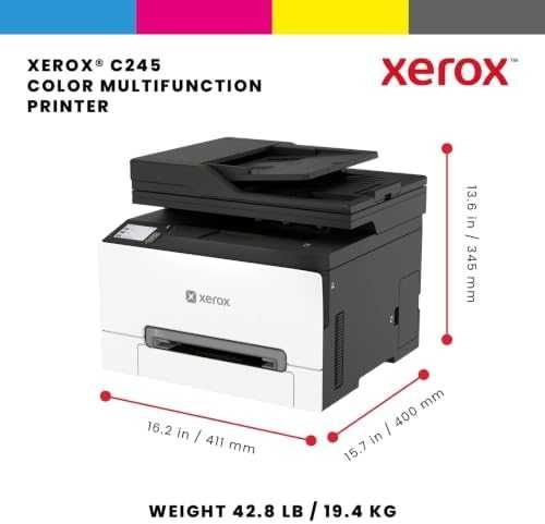 Нов Xerox C245 A4 цветен лазерен принтер WiFi скенер копир двустранен печат