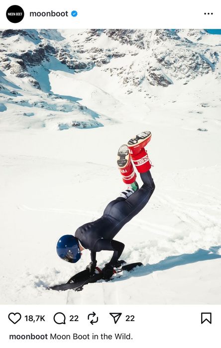 Нови червени Moon boot 39-41