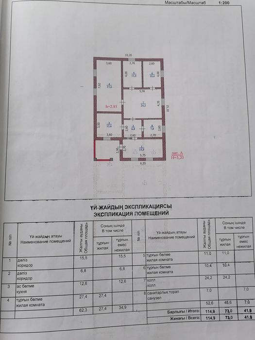 Дом 4х комнатный