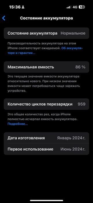 Продам 15про 128