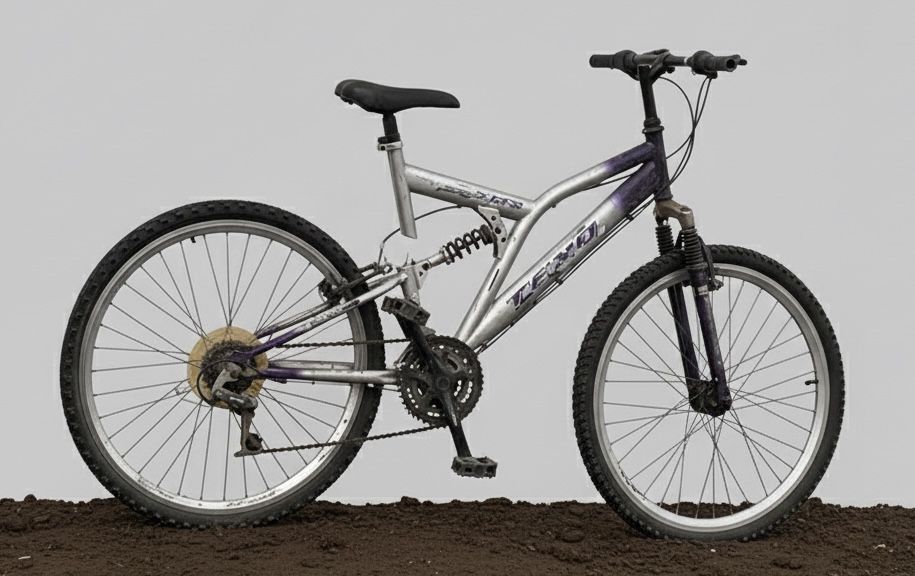 Велосипед на ходу