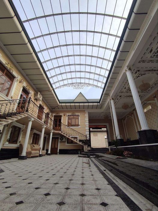 Навес кованый и хайтек  лексан