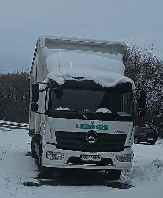 Camioane Mercedes Atego TRANSPORT 13,5 - 15 tone, lift cu remorca