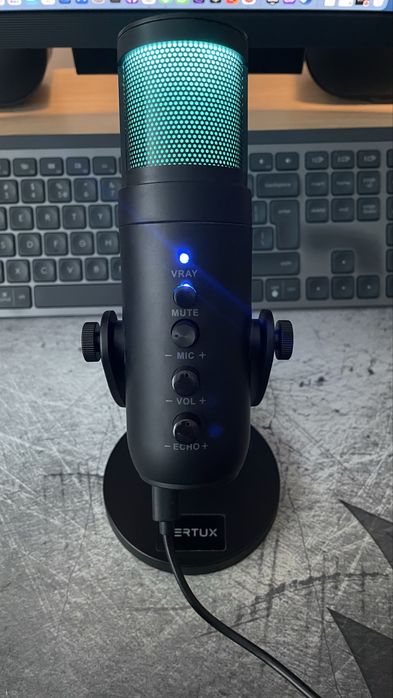 Microfon gaming Vertux Crusader Unidirectional Cardioid