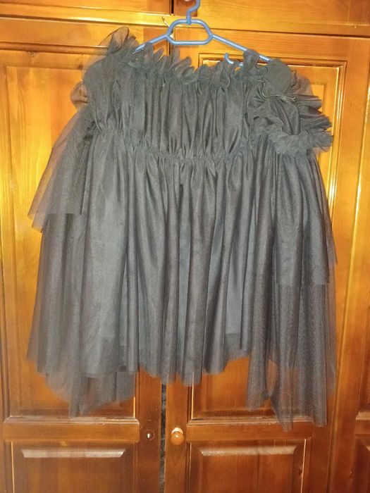 Черна елегантна туника