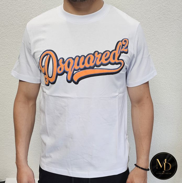 Мъжка тениска DSQUARED2 бяла