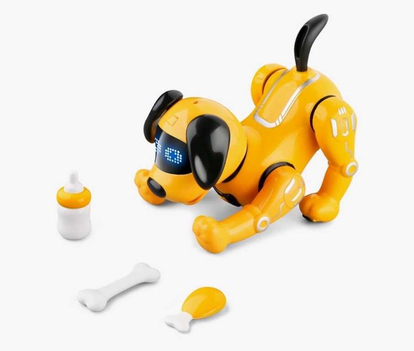 Робот собака щенок на пульте с эффектами Доставка