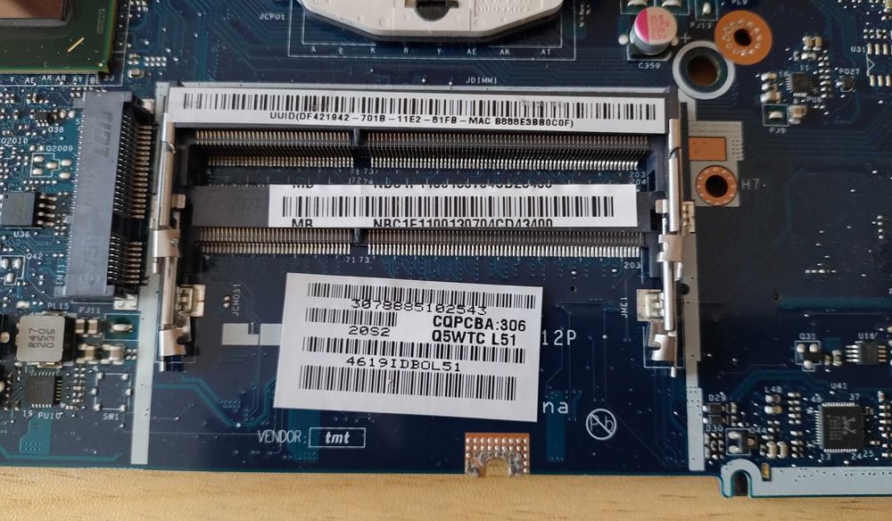 Placa de baza Laptop Acer Aspire E1-531 , E1-571 , Pakard Bell Easy Note TE11HC