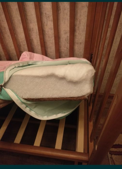 Кроватка с ортопедическим матрасом