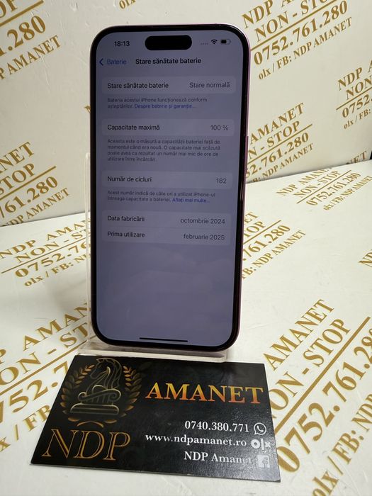 NDP Amanet Braila Iphone 16 (56084)