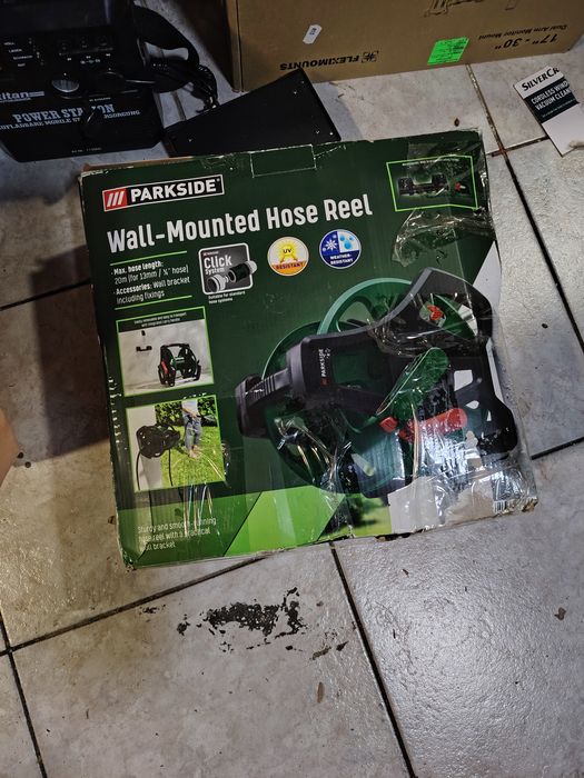 Parkside® Макара за маркуч за стенен монтаж