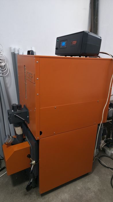 Vand centrala peleti Arca Step 20 kw +PUFFER 500 INCLUS+ RACORD INOX CU IZOLATIE PENTRU COS DE FUM!