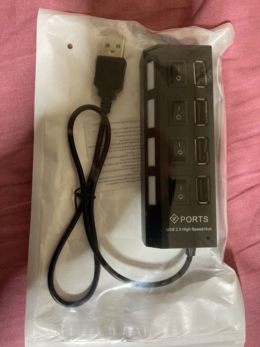 USB hub 2.0 4- портов разклонител.