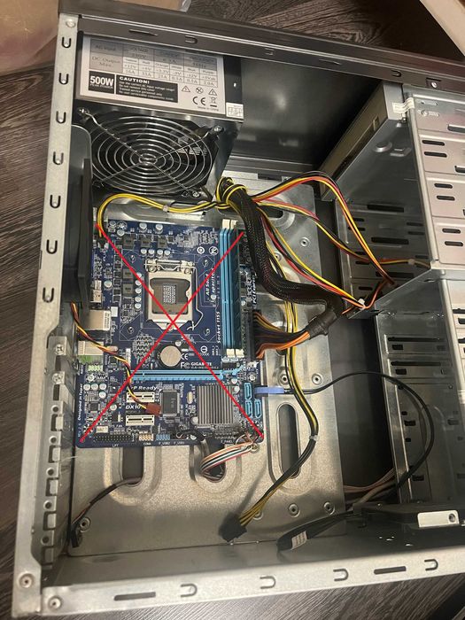 Корпус с блоком питания