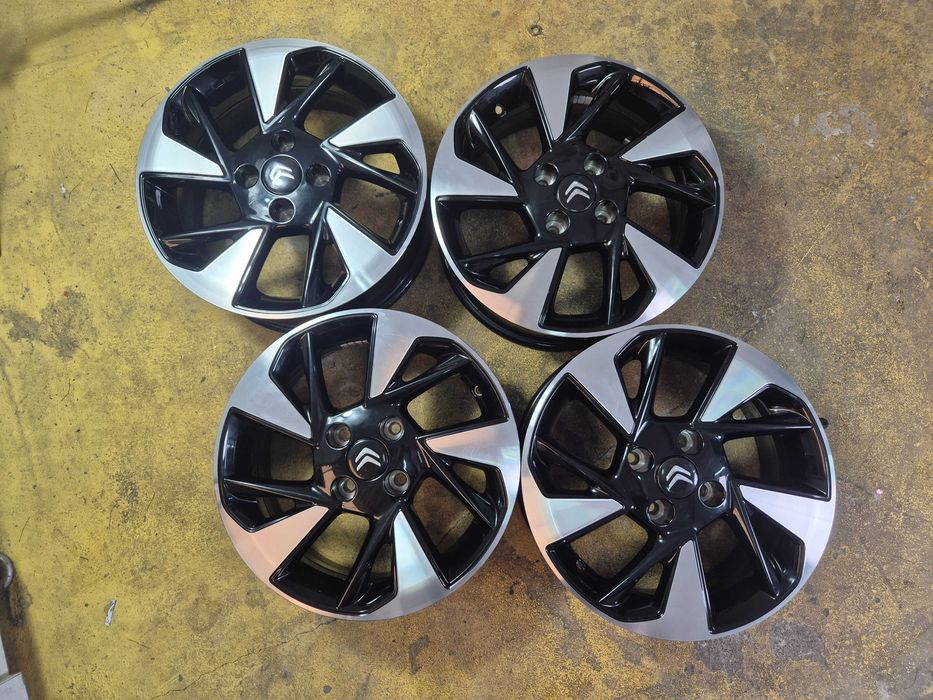 4 Jante Aliaj 4x108 16'' 6.5J ET 32 - OEM Opel Corsa Mokka - Citroen C4 Cactus Aircross - Peugeot 308 208 2008 NOI - MODEL 2026 !