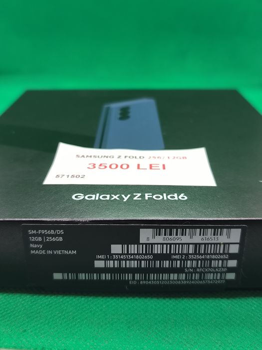Samusng Z fold 6 256/12GB la cutie•Amanet Lazar Crangasi•57150