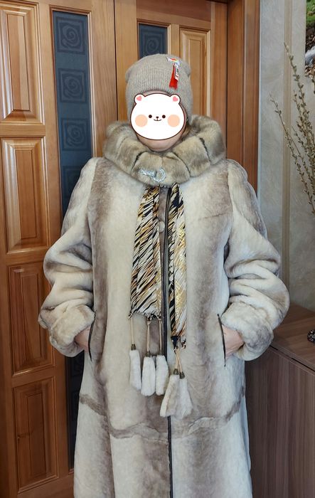 Новая шуба из мутона. 54-60 размер. Отличный подарок.